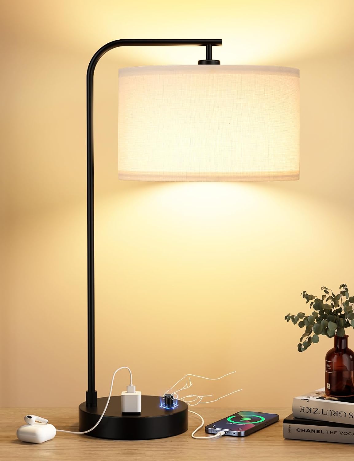 Desk Lamp Led - Lampa stołowa z portem USB i