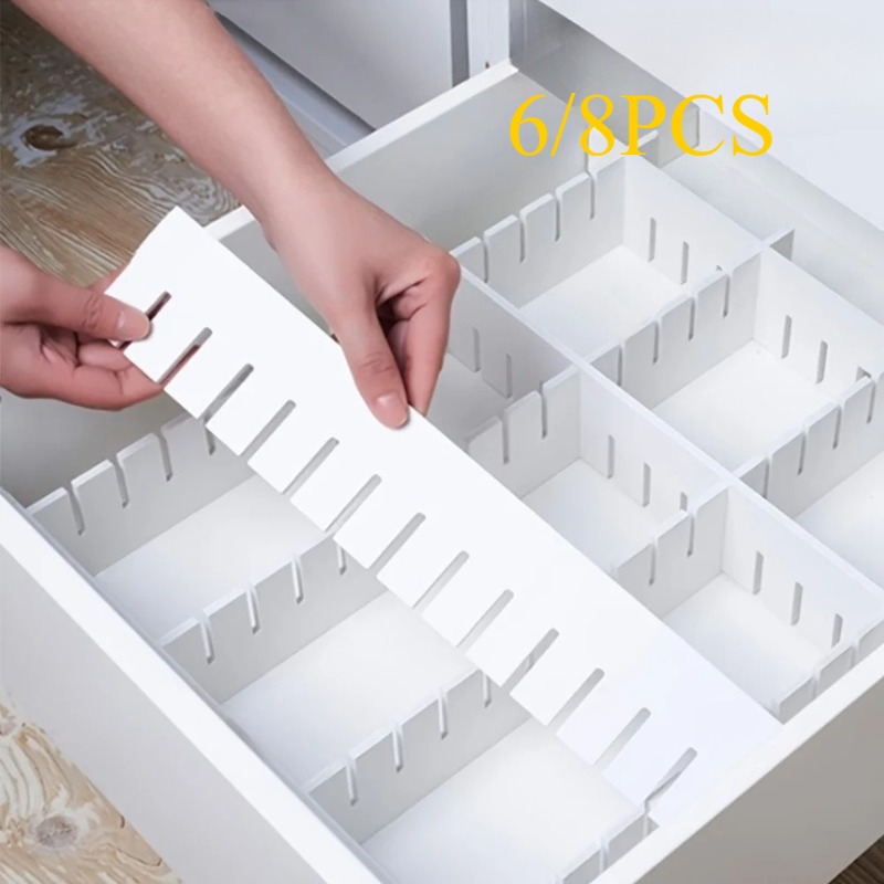 Home Office Desk With Drawers - Gruba plastikowa przegroda do szuflad, przycinana,