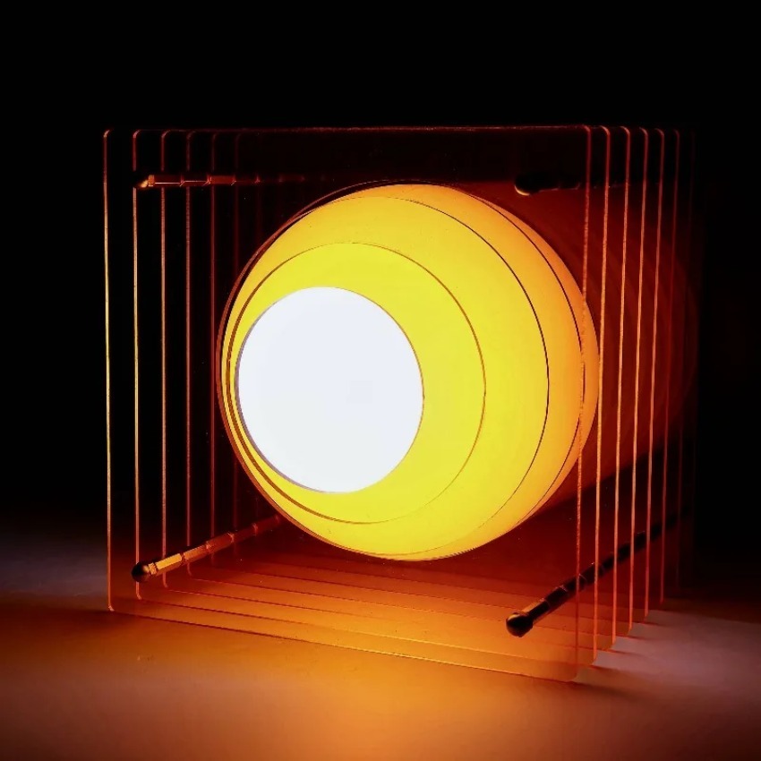 Desk Lamp Led - DIY Akrylowa Lampa Księżycowa Tysiąc Warstw