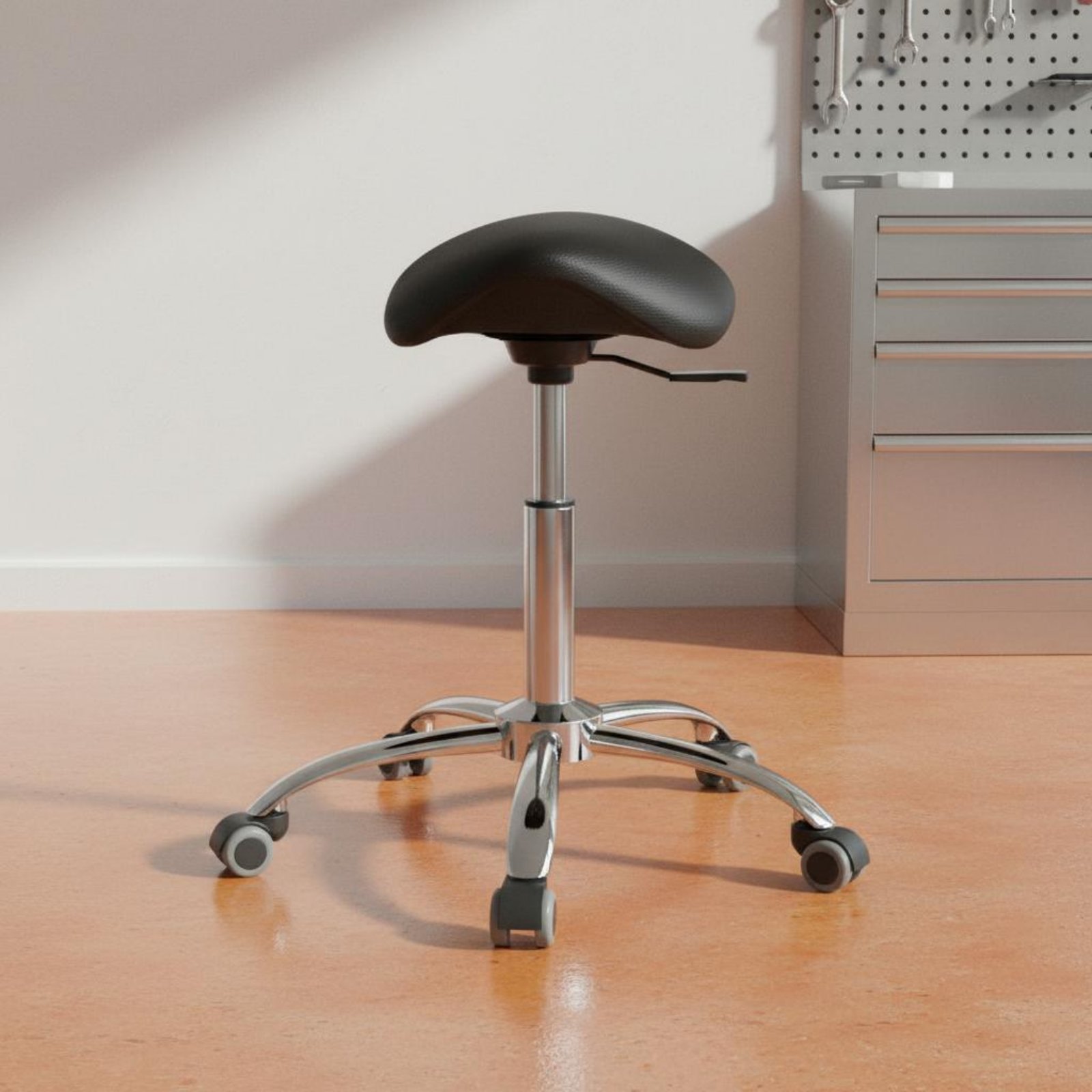 Ergonomic Office Chair - Obrotowy stołek siodłowy, wytrzymały, ergonomiczny, z
