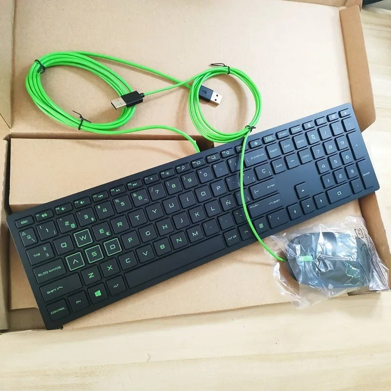 Home Office Layout - Zestaw przewodowej klawiatury i myszy USB