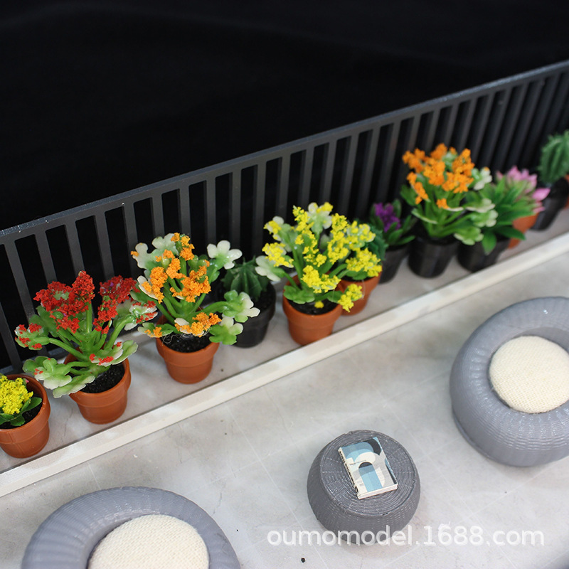 Plant Desk Mini - Miniaturowe Symulowane Rośliny Kaktus Sukulent Kwiat