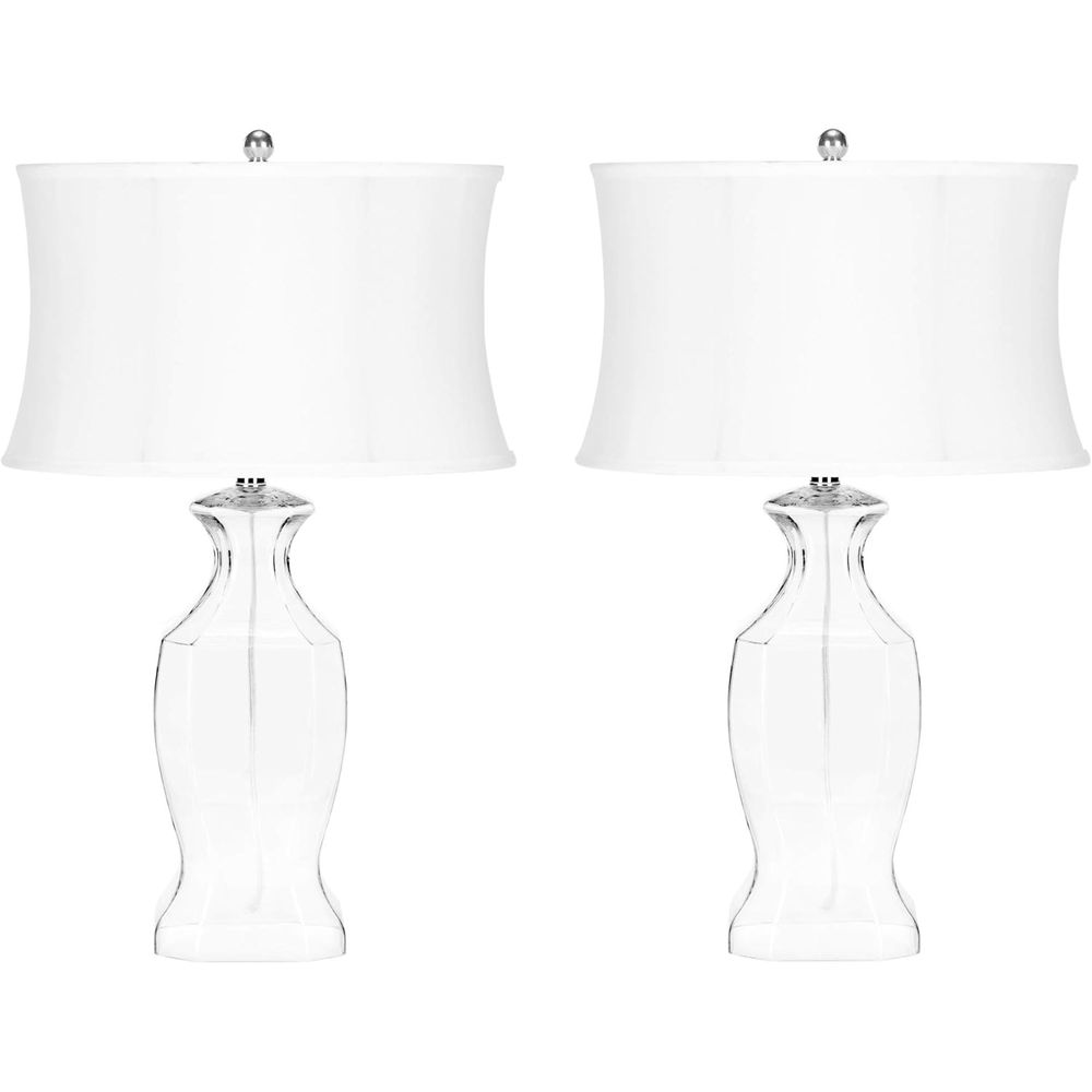 Desk Lamp Led - Zestaw lamp stołowych z przezroczystego szkła,
