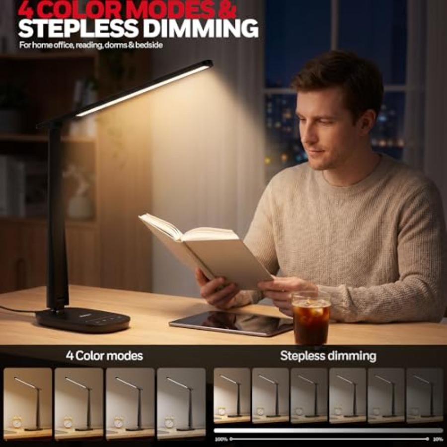 Lampa biurkowa LED do domowego – Desk Lamp Led recenzja i cena