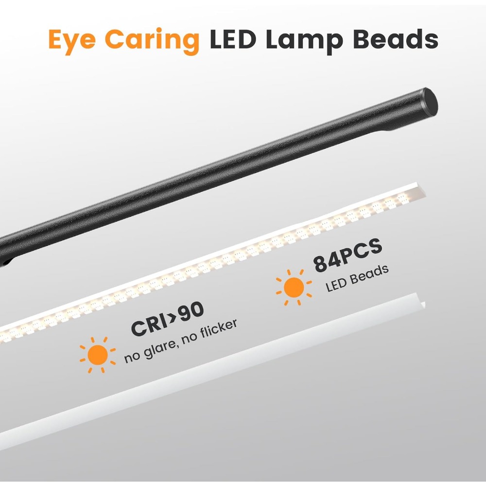 16-calowa Regulowana Metalowa  – Desk Lamp Led recenzja i cena
