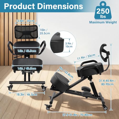 Krzesło do klęczenia, ergonomi – Ergonomic Office Chair recenzja i cena
