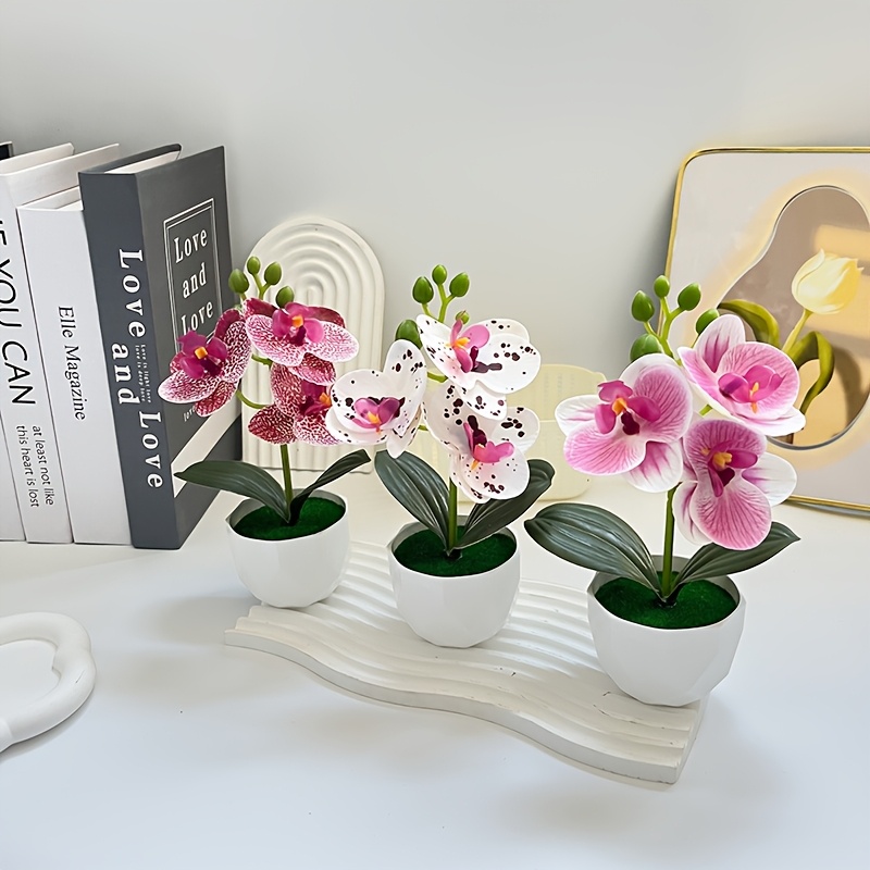 3 szt. Sztuczne orchidee Phala – Plant Desk Mini recenzja i cena