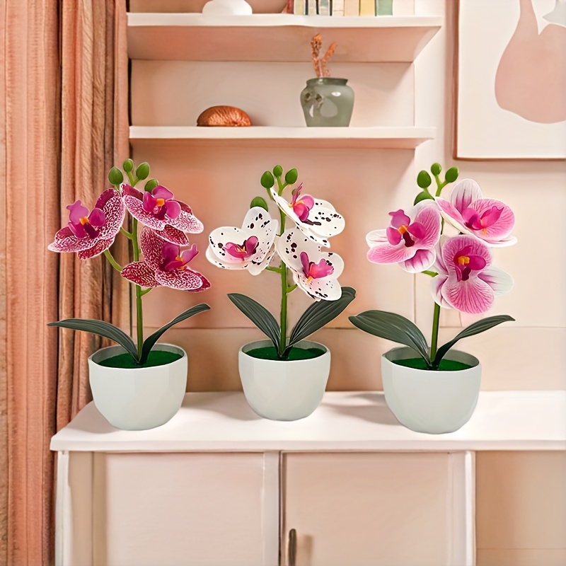3 szt. Sztuczne orchidee Phala – Plant Desk Mini recenzja i cena