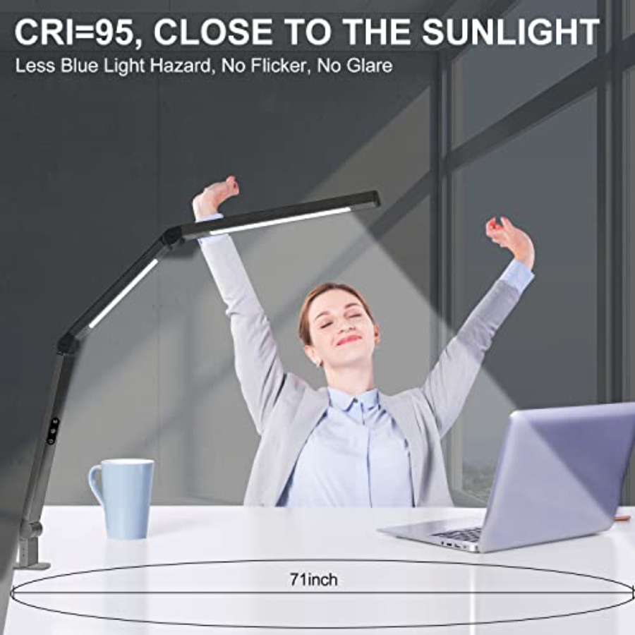 Lampa biurkowa LED z klipsem,  – Desk Lamp Led recenzja i cena