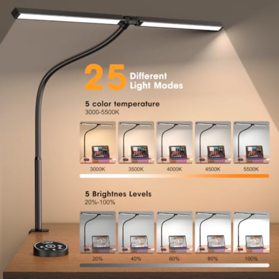 Lampa biurkowa LED do biura i  – Desk Lamp Led recenzja i cena
