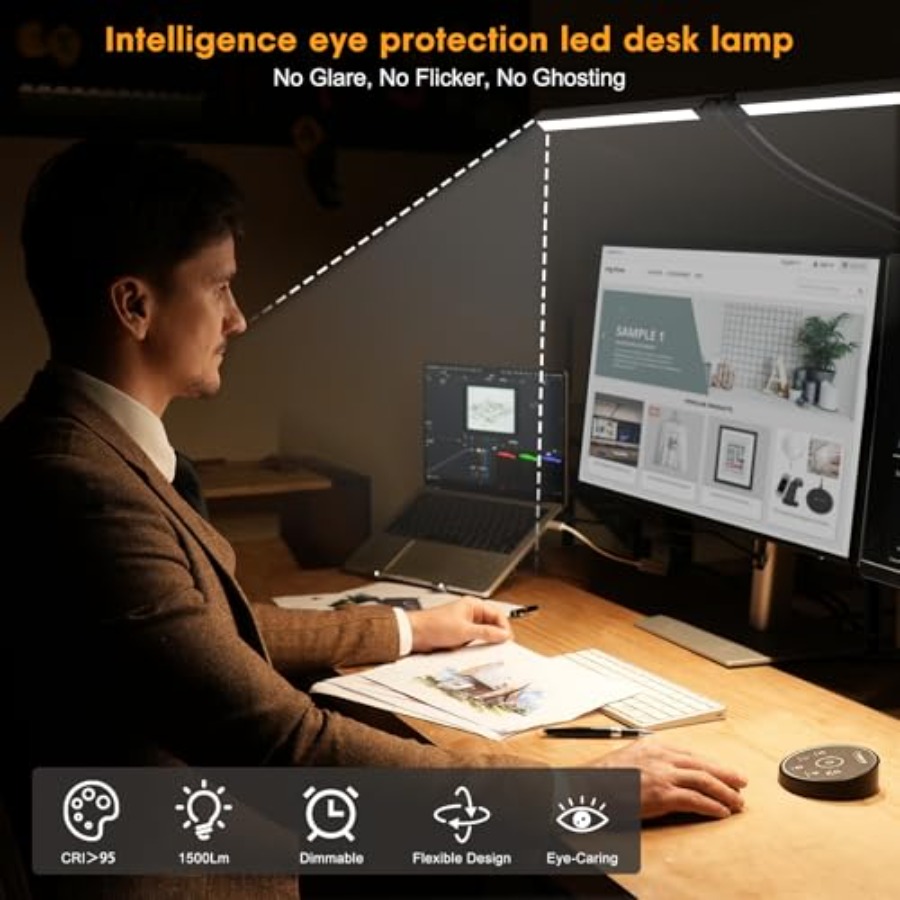 Lampa biurkowa LED do biura i  – Desk Lamp Led recenzja i cena