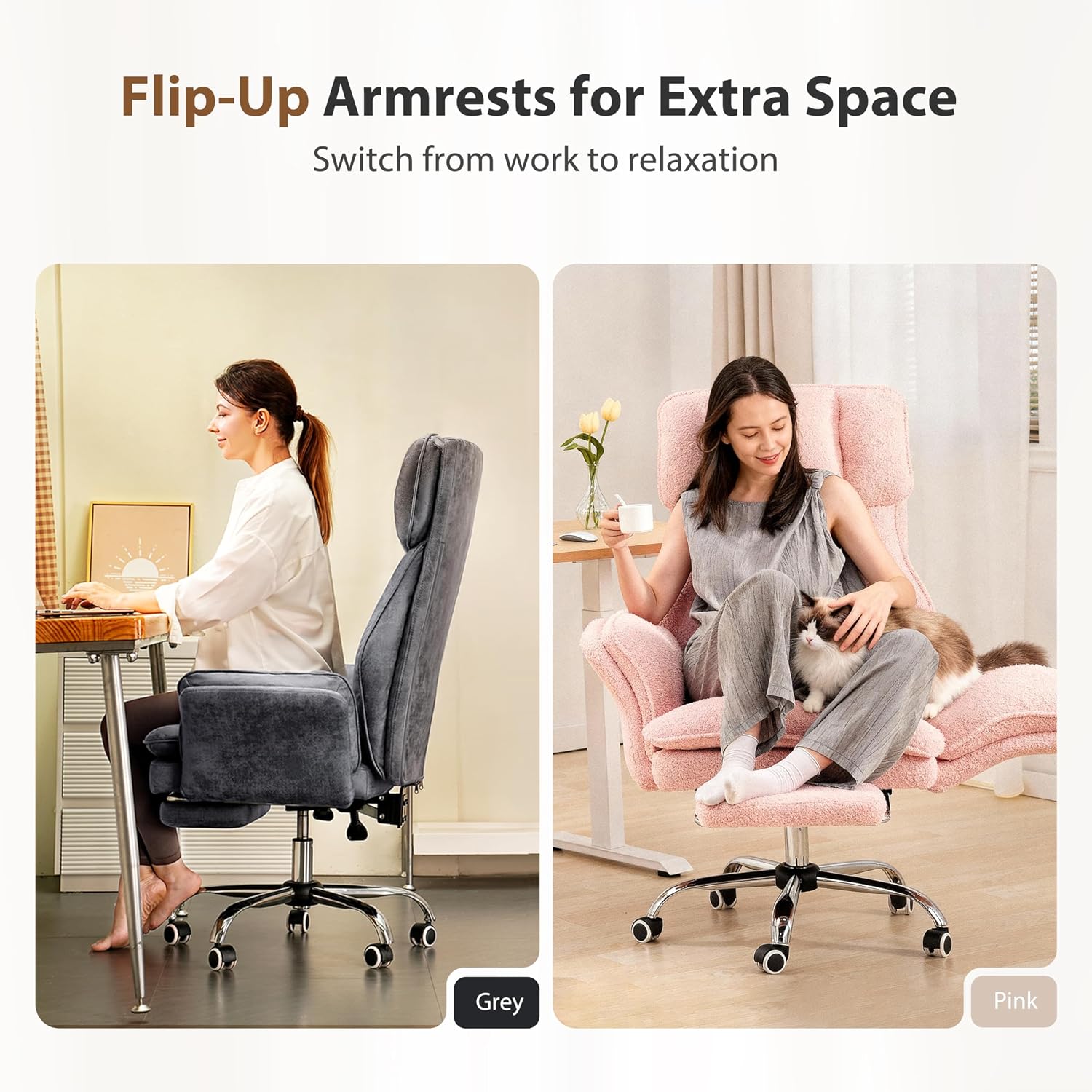 Duże i wysokie krzesło biurowe – Ergonomic Office Chair recenzja i cena