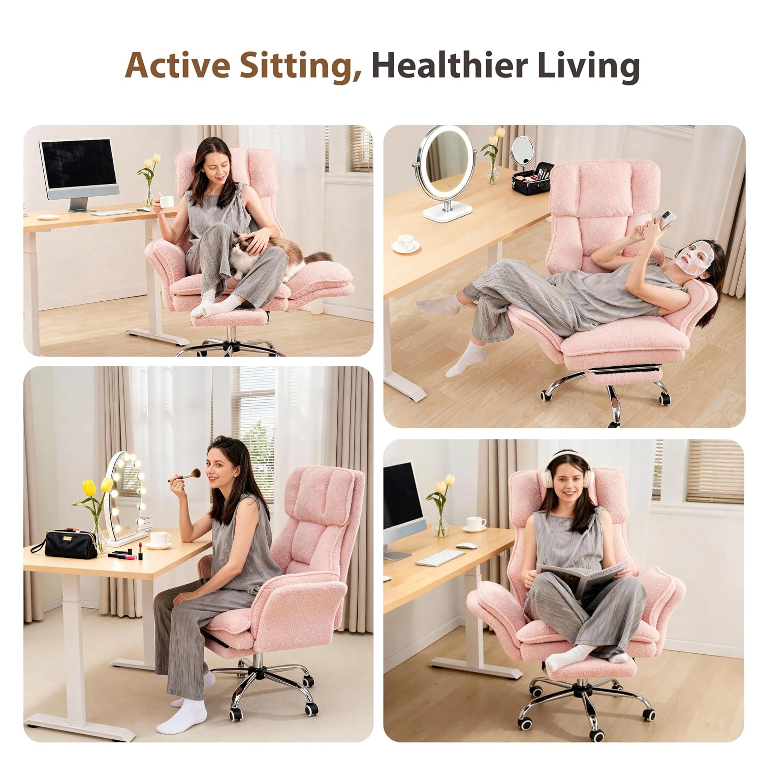 Duże i wysokie krzesło biurowe – Ergonomic Office Chair recenzja i cena