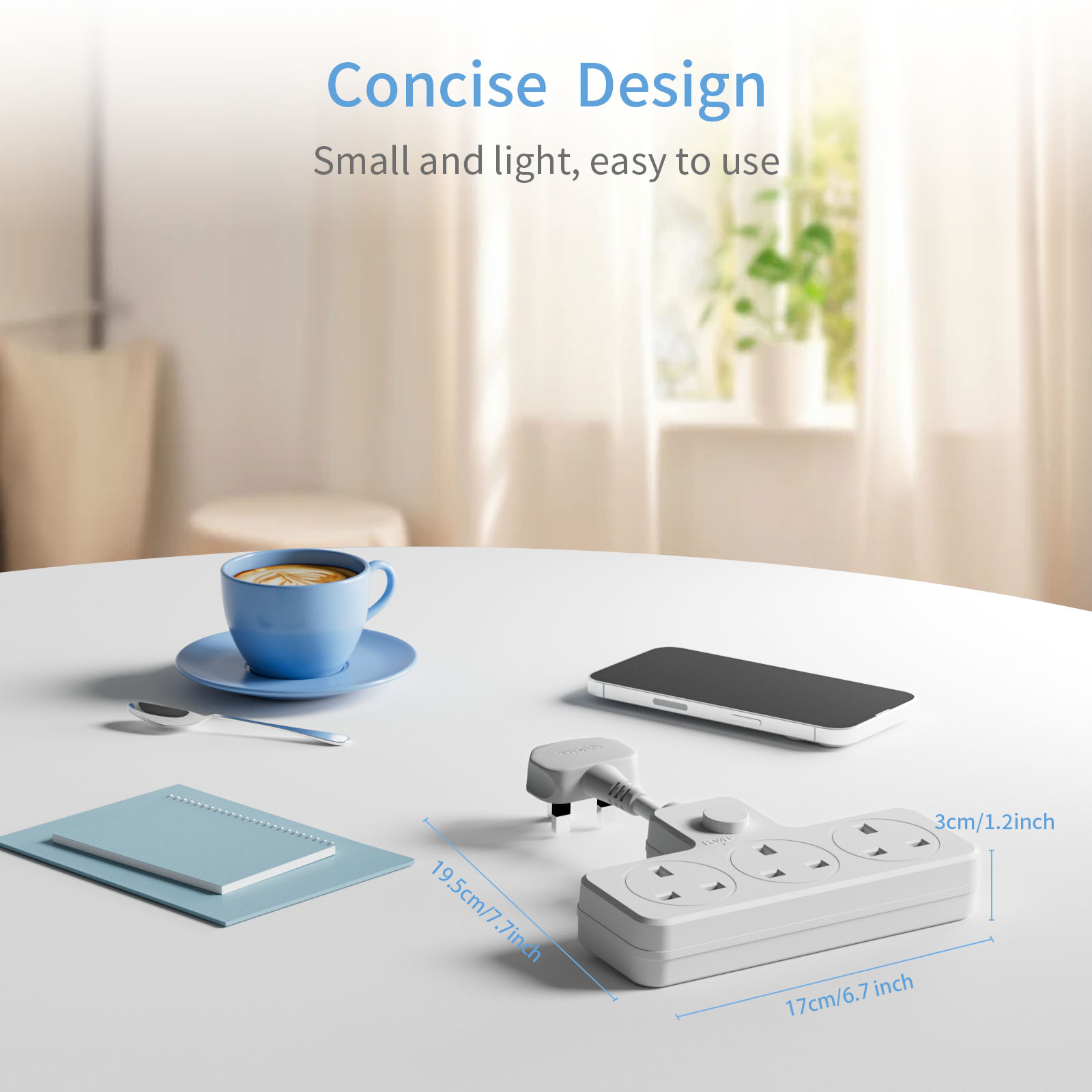 UK Power Plug Wall Outlet 13A  – Home Office In Uk recenzja i cena