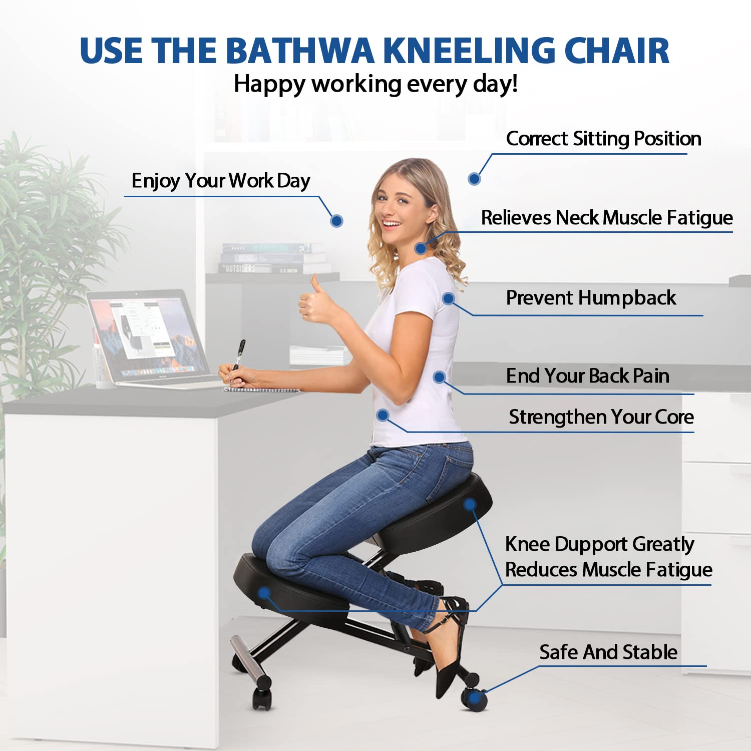 Ergonomiczne krzesło do klęcze – Ergonomic Office Chair recenzja i cena