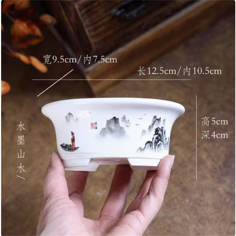 Porcelanowa biała owalna donic – Plant Desk Mini recenzja i cena