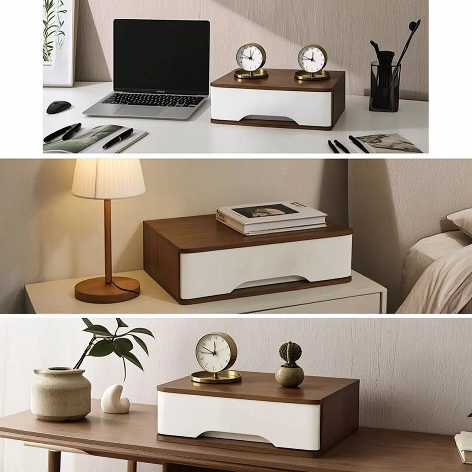Drewniana szuflada biurkowa, o – Home Office Desk With Drawers recenzja i cena