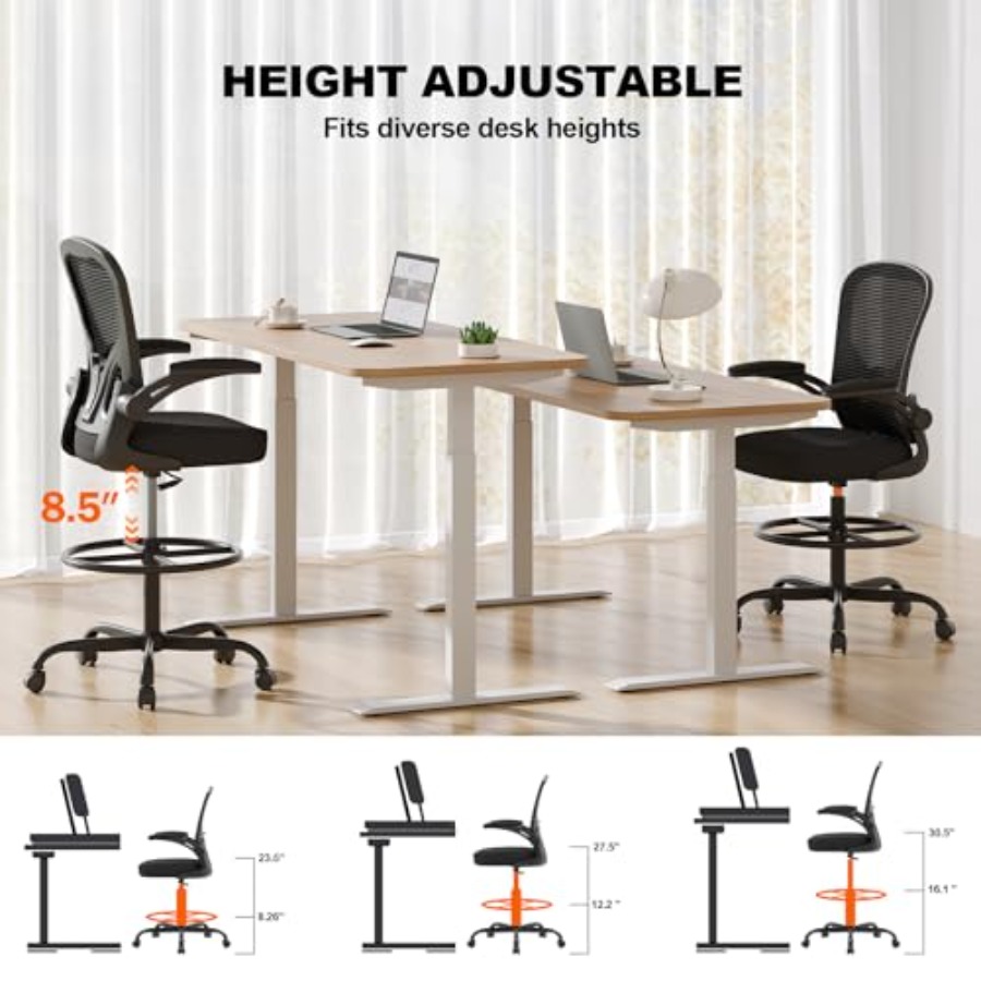 Ergonomiczne krzesło kreślarsk – Ergonomic Office Chair recenzja i cena