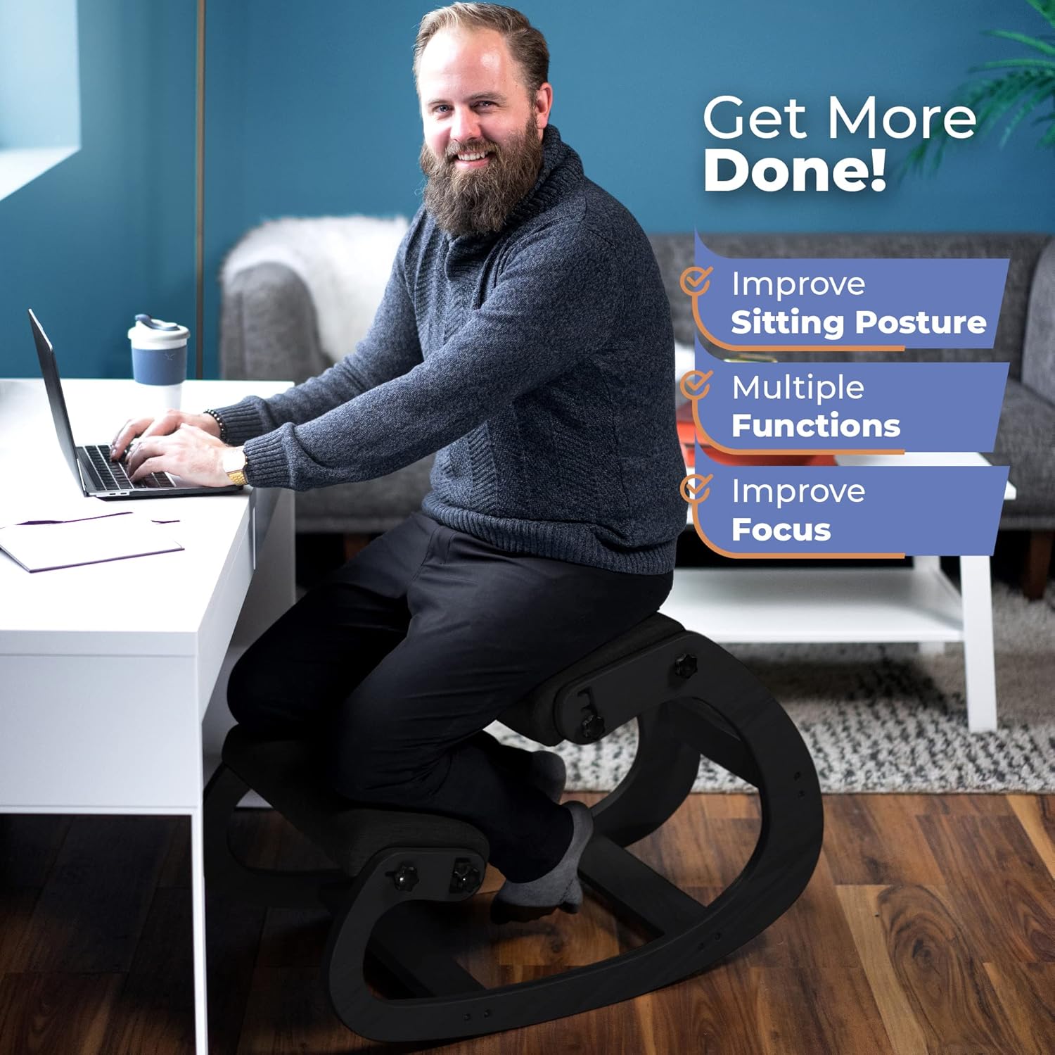 Ergonomiczne drewniane krzesło – Ergonomic Office Chair recenzja i cena