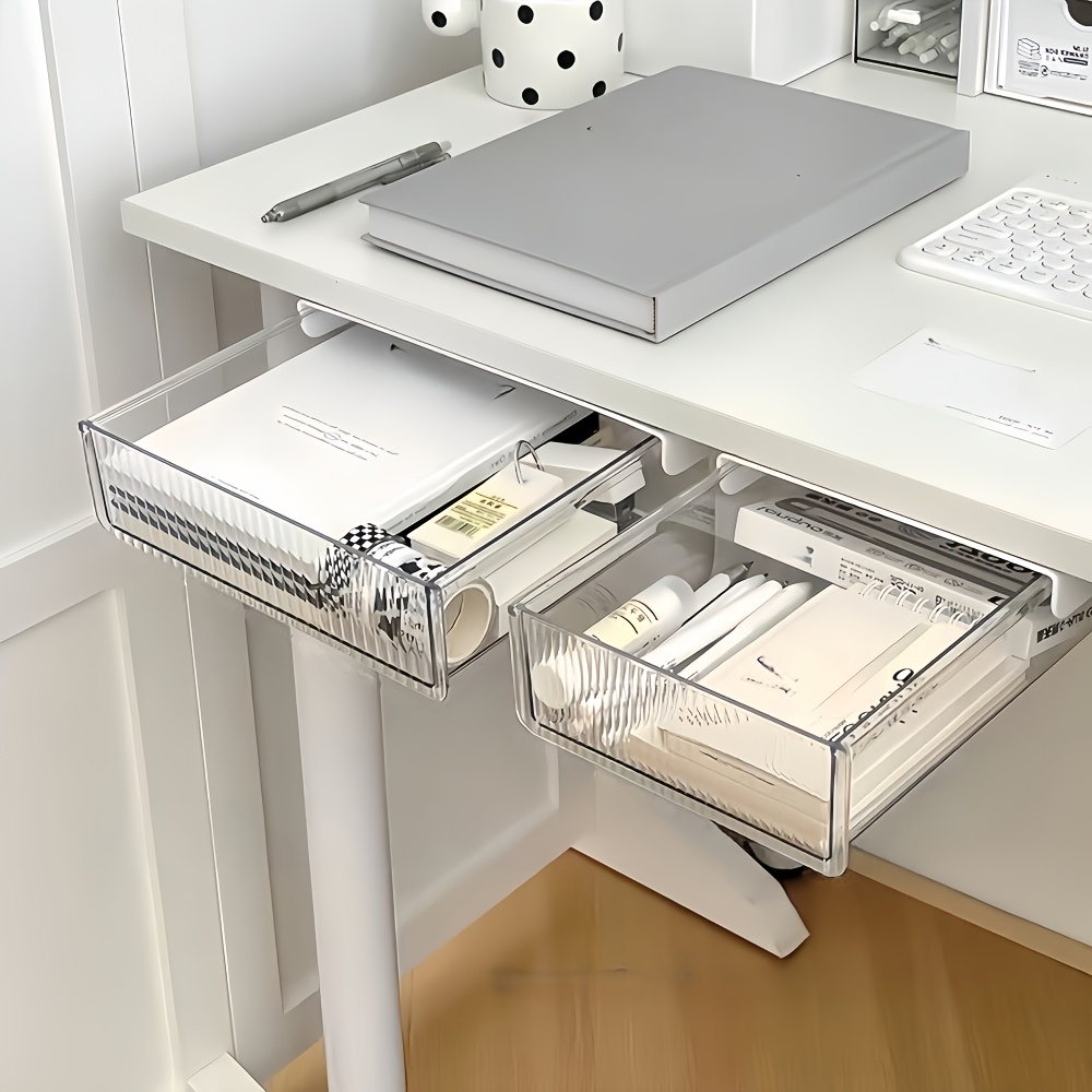 1 szt. Przezroczysty organizer – Home Office Desk With Drawers recenzja i cena