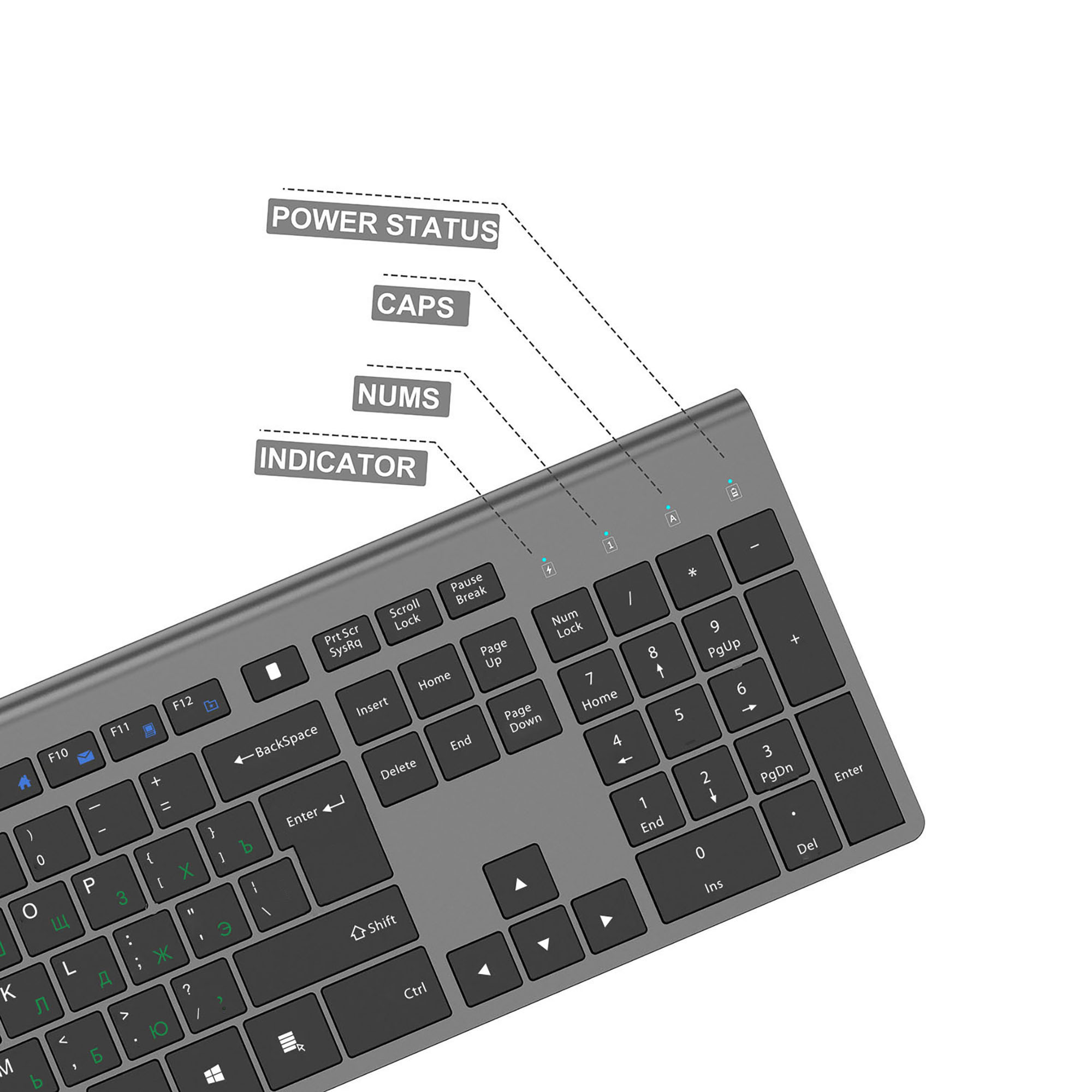 2.4G akumulatorowa bezprzewodo – Home Office Layout recenzja i cena