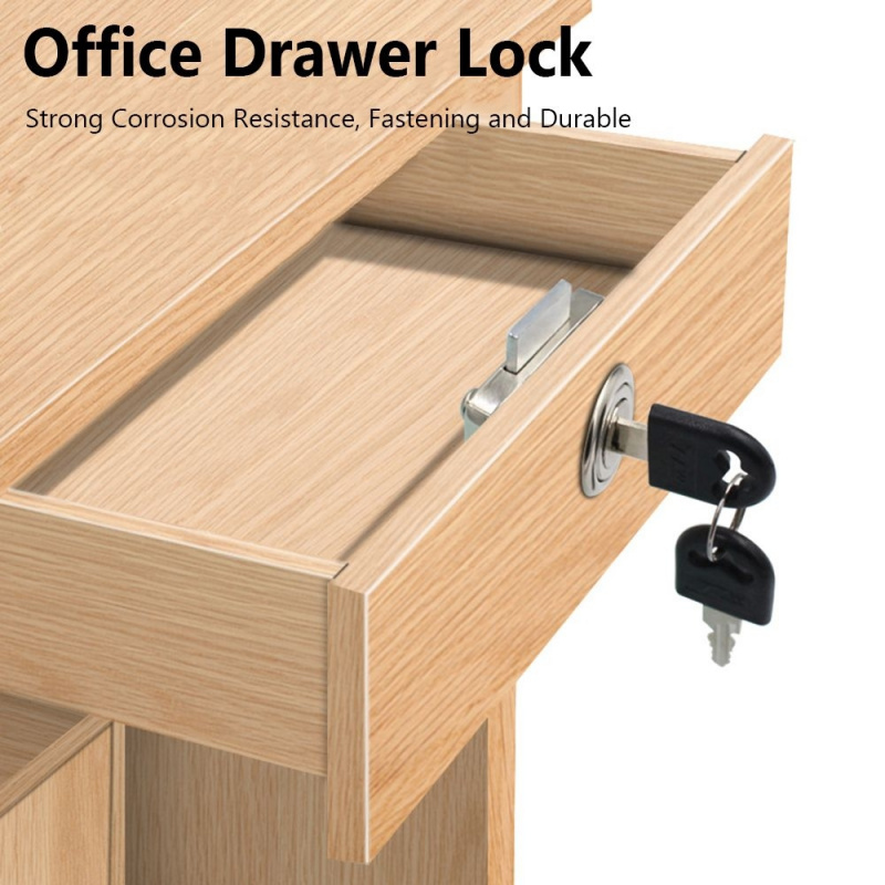 Zamek antywłamaniowy ze stopu  – Home Office Desk With Drawers recenzja i cena