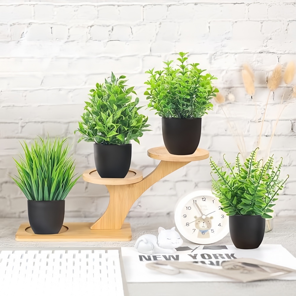 4 szt./zestaw Mini Sztuczne Ro – Plant Desk Mini recenzja i cena