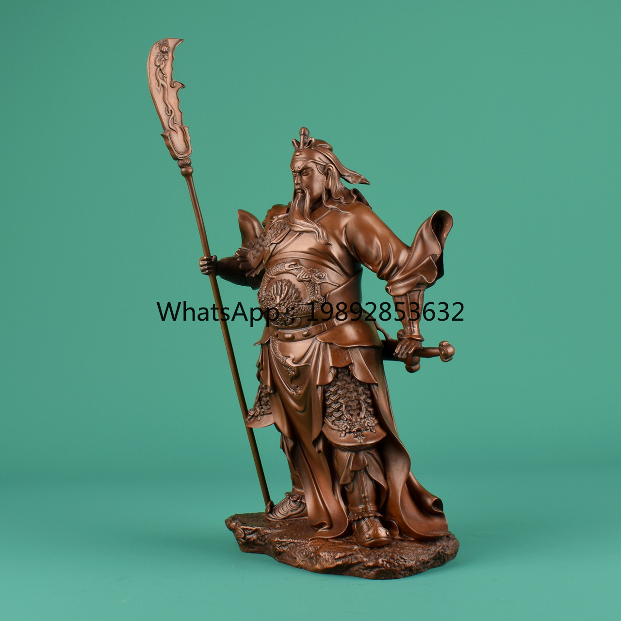 Figurka Guan Gong ze stali mie – Home Office Ye recenzja i cena