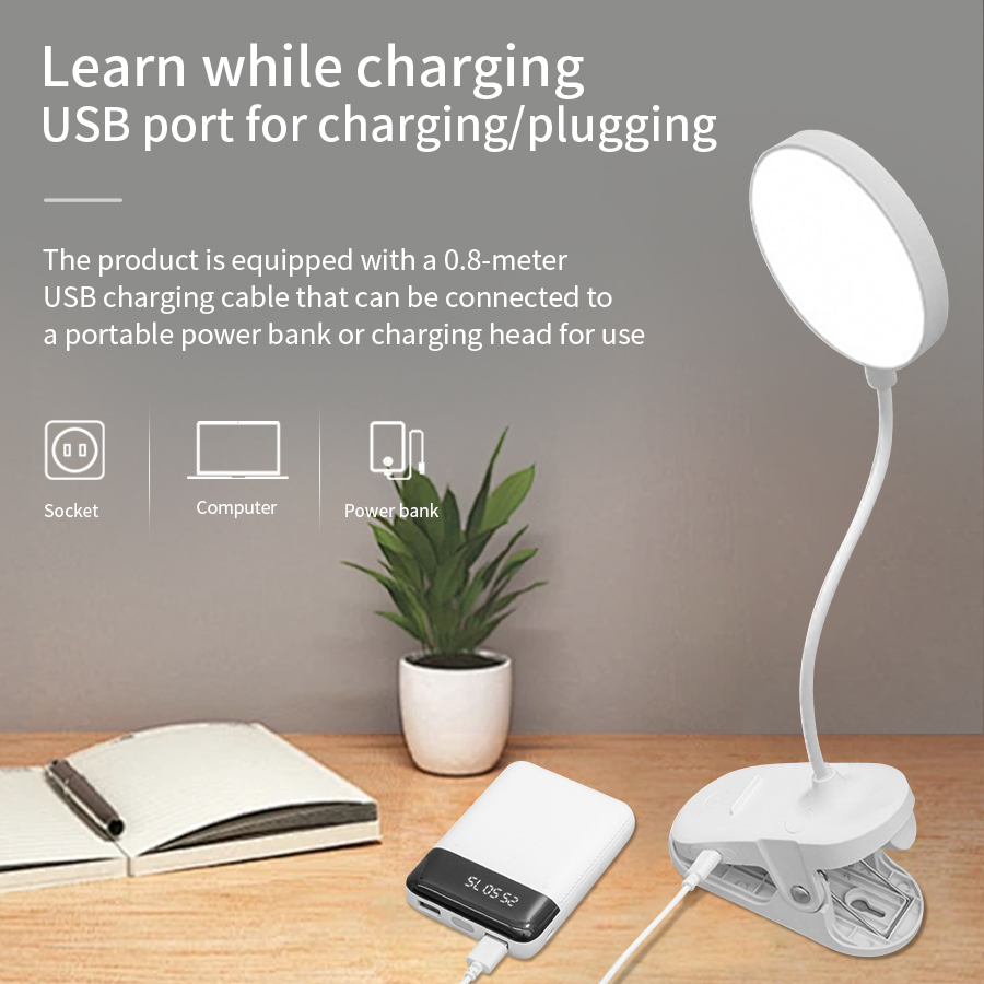 Lampka biurkowa LED z klipsem  – Desk Lamp Led recenzja i cena