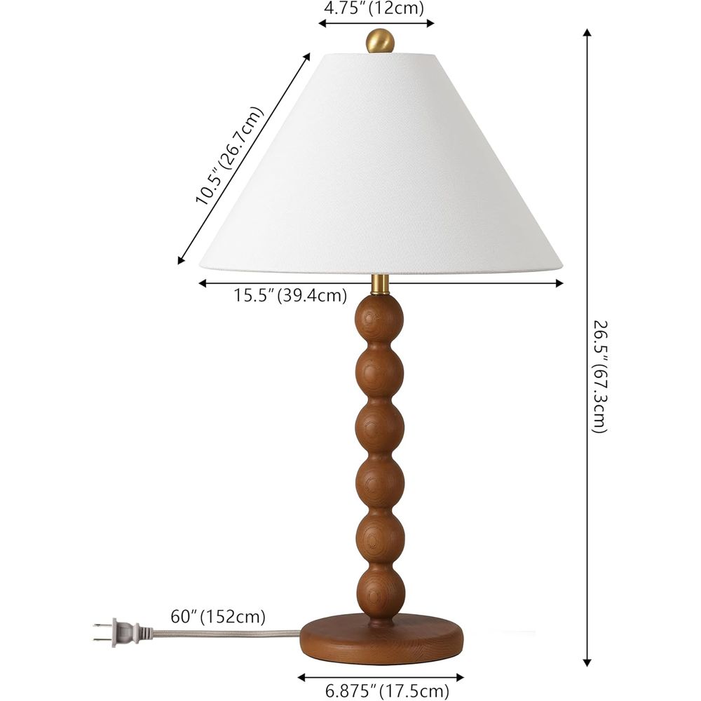 Naturalna brązowa lampa stołow – Desk Lamp Led recenzja i cena
