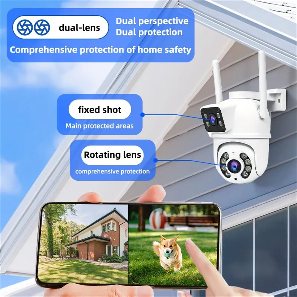 Kamera WiFi 4K 8MP PTZ Zewnętr – Home Office Email recenzja i cena