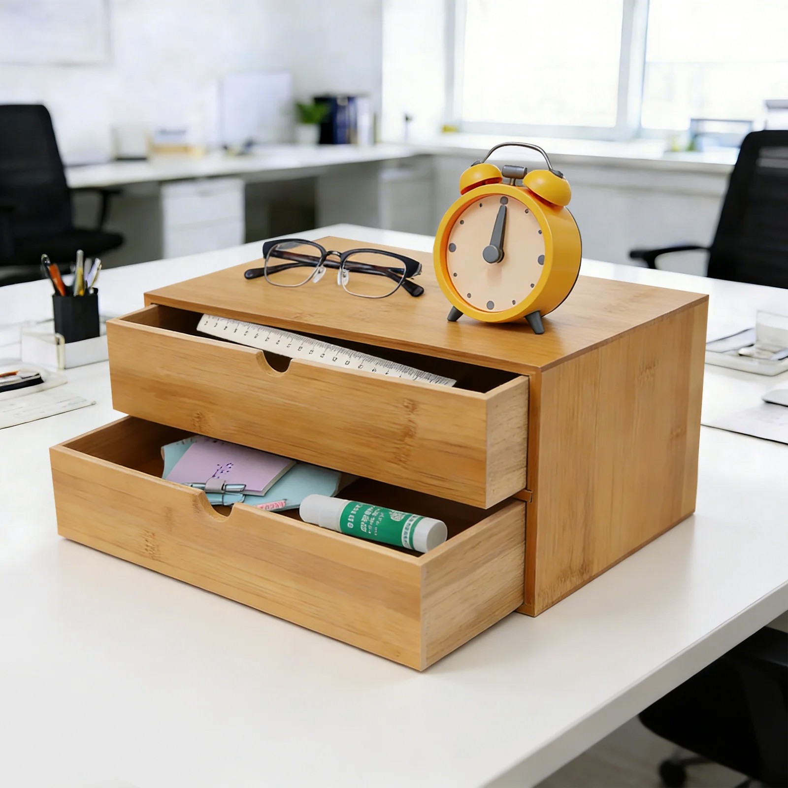 Organizer na biurko, 2-szuflad – Home Office Desk With Drawers recenzja i cena