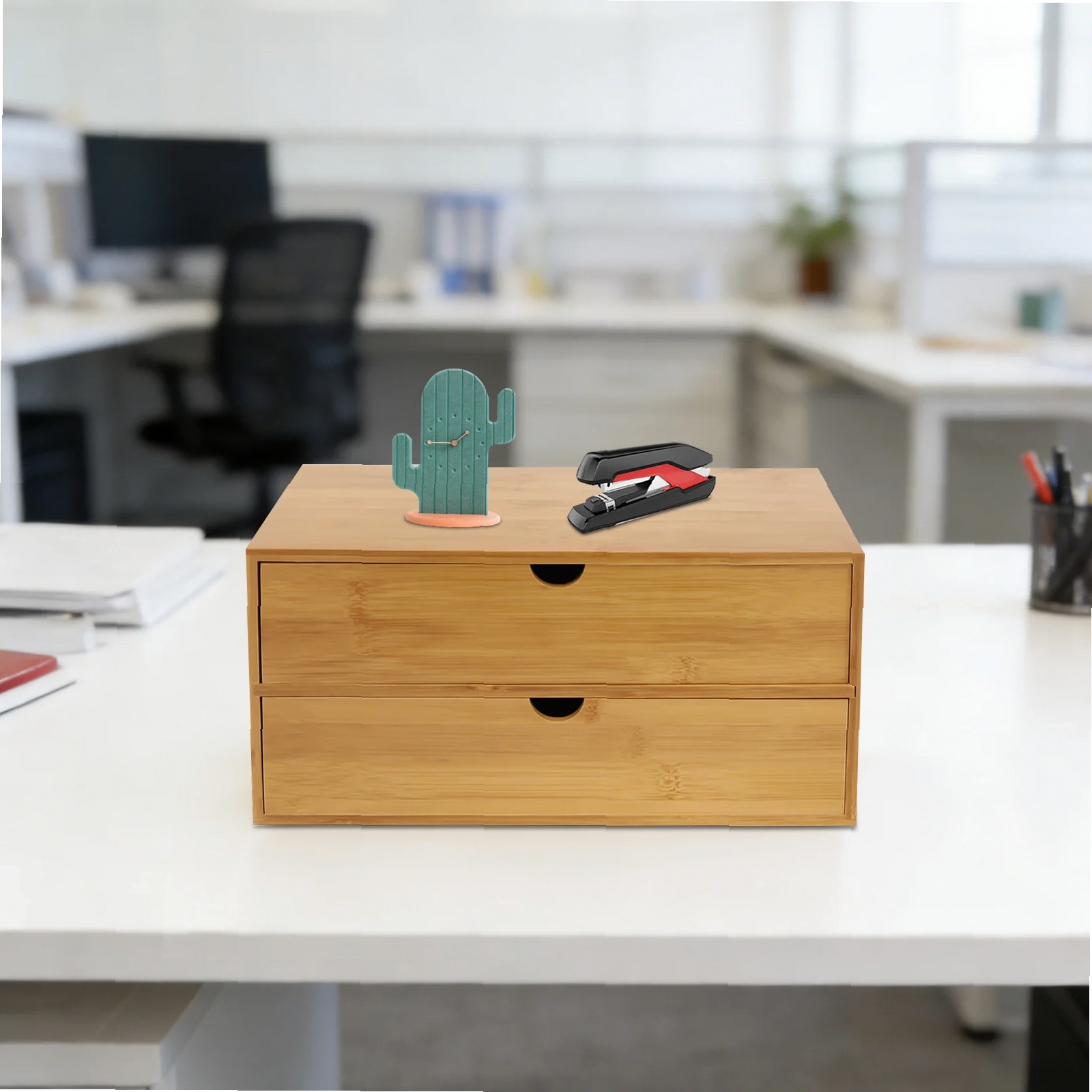 Organizer na biurko, 2-szuflad – Home Office Desk With Drawers recenzja i cena