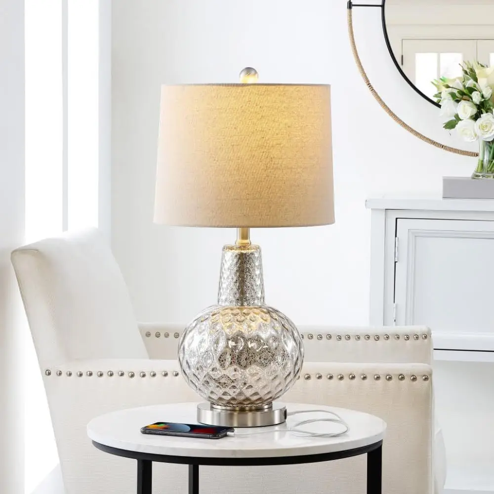 24-calowa srebrno-kremowa lamp – Desk Lamp Led recenzja i cena